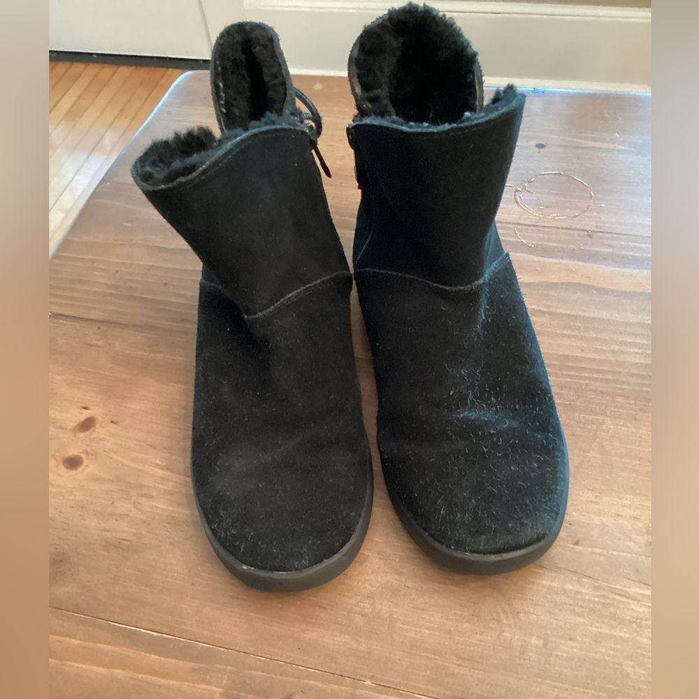 KOOLABURRA BY UGG SHAZI MINI BOOTS BLACK SIZE 8 BOOTS